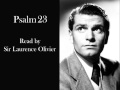 The Holy Bible (KJV) - Psalm 23 - Read by Sir Laurence Olivier
