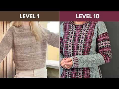 Ranking Sweater Knitting Patterns from Easiest to Hardest