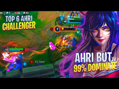 AHRI BUT 99% DOMINATE | Top Ahri Wild Rift | Ahri Build & Runes | Wild Rift Challenger Gameplay