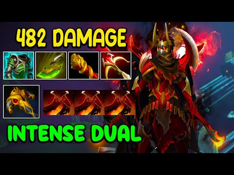 INTENSE DUAL [ Legion Commander ] +482 DAMAGE - DOTA 2 GAMEPLAY