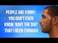 Drake   The Language Lyrics Video
