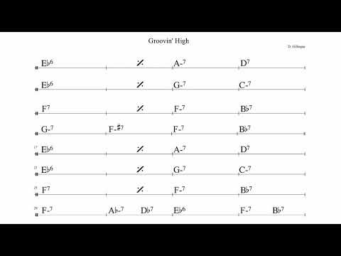 Groovin' High (Eb) - (Gypsy Jazz) Backing Track