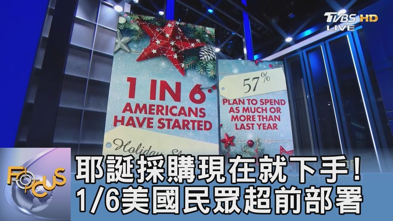 耶誕採購現在就下手!1/6美國民眾超前部署