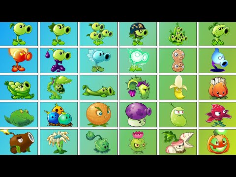 Random 30 PEASHOOTER & OLD Plants Battlez - Who Will Win? - PvZ 2 Plant vs Plant