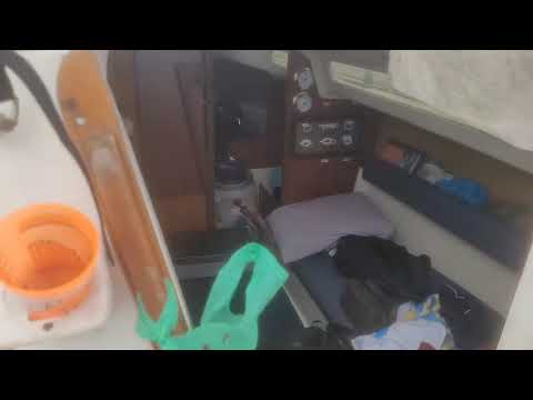 Velejando na baía do Marajó, retornando de Soure para Belém