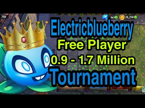 Plants vs zombie 2 arena week 138, 1.7 million free player, pvz 2 electricblueberry tournament