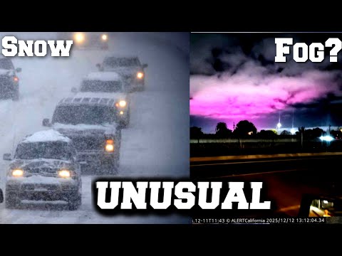 Strange Fog, Unusual Snow… and Then A Sky Glow Appeared