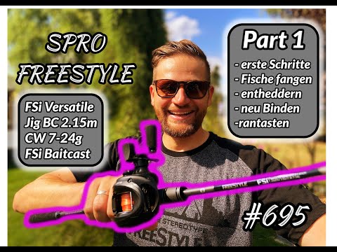 Baitcast für Anfänger! Meine ersten Versuche mit der SPRO Freestyle FSi Combo! First (Bait) Cast TV