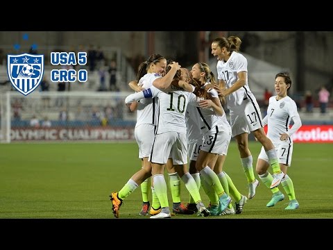 WNT vs. Costa Rica: Highlights - Feb. 10, 2016