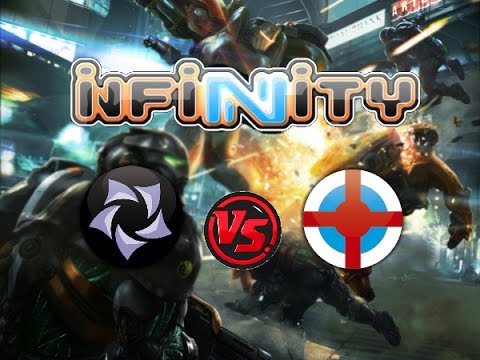 Infinity Batrep 300 Points Combined Army vs Ariadna