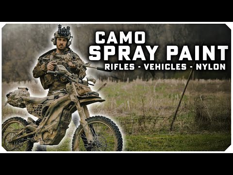 Camo Spray Paint Everything | Rifles, E-bike, Packs & Kit