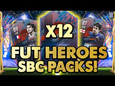 YES! LET'S GO!!! 12x GUARANTEED FUT HEROES SBC PACKS! FIFA 22 ULTIMATE TEAM