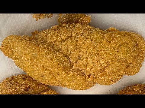 Mustard Fried Catfish in the Cajun Classic Jambalaya Pot.