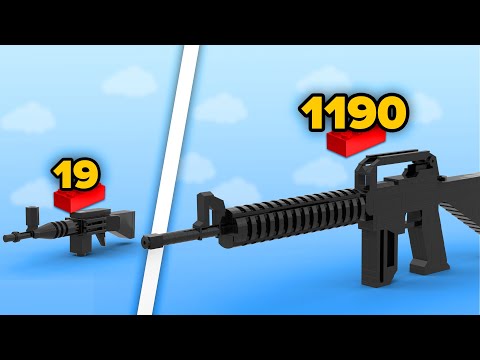 LEGO GUNS in Different Scales | Comparison