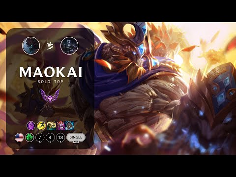 Maokai Top vs Shen - NA Master Patch 13.1