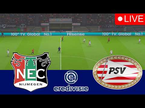 【LIVE】Nijmegen vs PSV Eindhoven | Eredivisie 2025/26 | PES21 E-Football simulatie