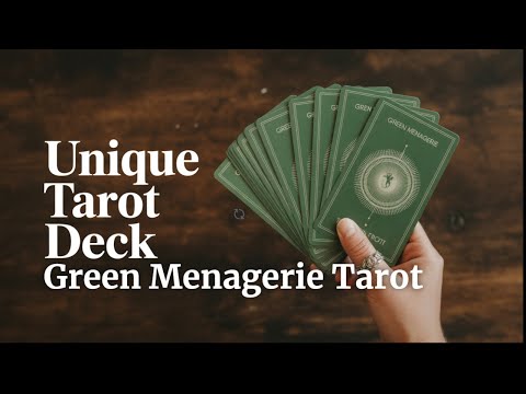 Green Menagerie Tarot Unveiled - A Wild Review & Flip Experience!! ☘️