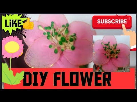 Flower making [DIY flower]Ifrah vlogs