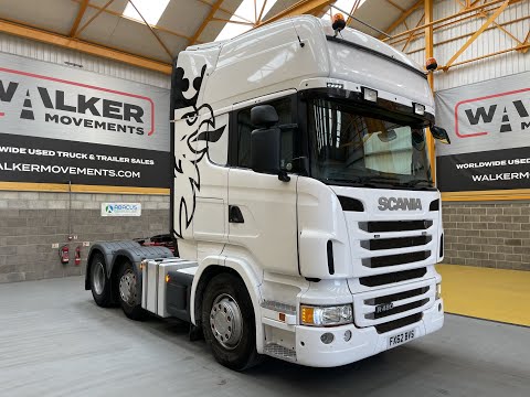 New In Stocklist For Sale: SCANIA R480 TOPLINE 6X2 TRACTOR UNIT – 2012 – FX62 BVS