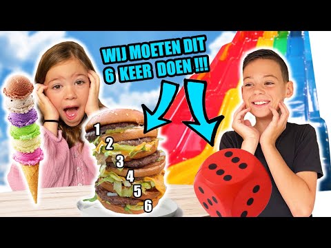 DE DOBBELSTEEN BEPAALT HOEVEEL !!! - De Bakkertjes #838