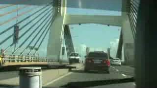 preview picture of video 'Crossing the Marcelo Fernan Bridge'