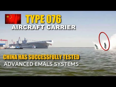 Chinas neuer Mini-Flugzeugträger vom Typ 076 hat die fortschrittlichen Katapultsysteme von EMALS ...