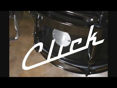 Click Custom Icon Snare Drum 6x10 Ash 8ply Black Satin Oil image 10