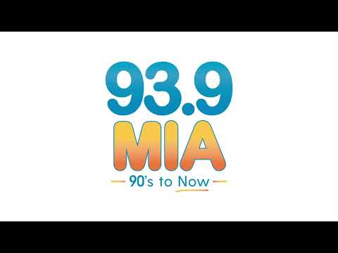 93.9 WMIA-FM Legal ID 2/8/23 + Jingle (Miami Beach, Florida) "93.9 MIA"