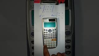 Find inverse of matrix using Calculator