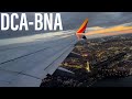 Full Flight 22 Southwest Airlines Boeing 737 MAX 8 Washington DC DCA To Nashville BNA