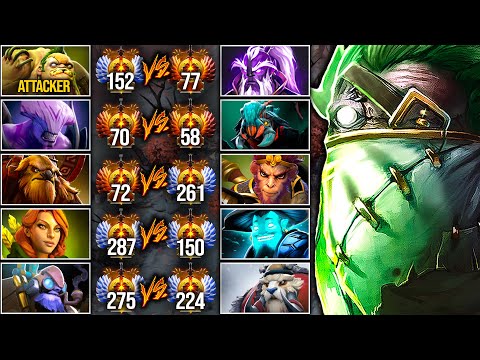 Ban Kunkka? No Problem - ATTACKER Pudge is Here!!! 8620 Avg MMR Attacker vs Rank 77 Void Spirit Mid