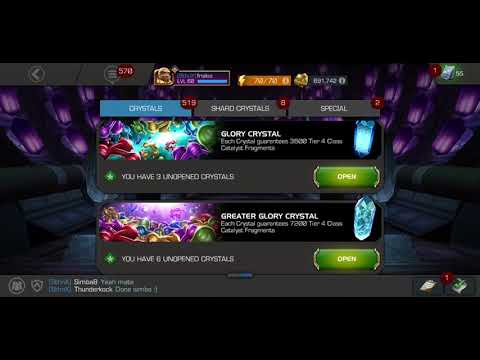 MCOC: Marvel contest of champions 5* basic crystal opening god tier?