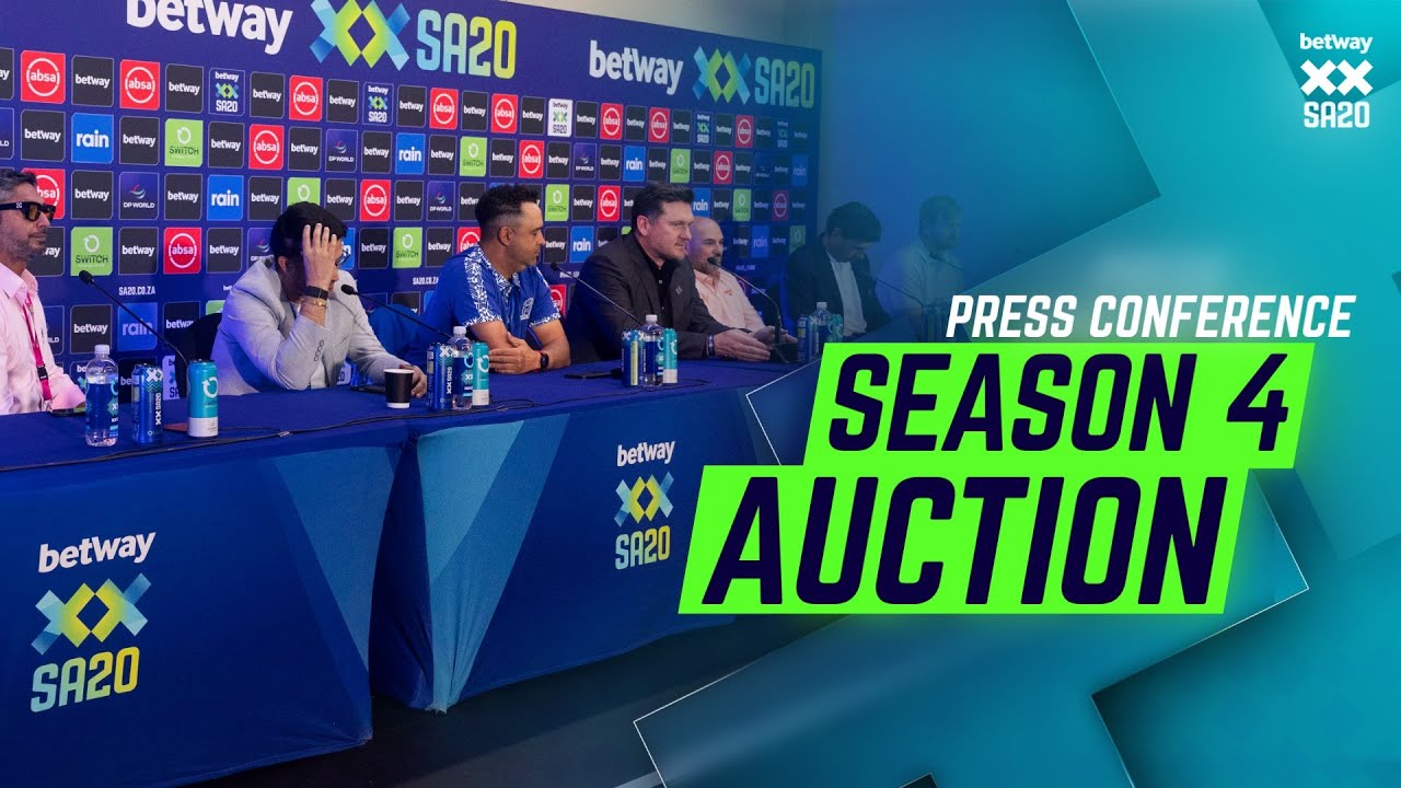 Post-Auction Press Conference | Betway SA20 Season 4