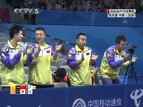 (SF) XU Xin vs MIZUTANI Jun (1) - 2010 Asia Games (Team)