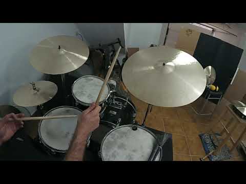 Alessio Sbrolli's cymbals set 15" HH/19"/21" MATTIA BOURGIS CYMBALS