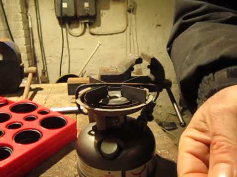 Coleman 533 leaking flame adjusting valve fix.