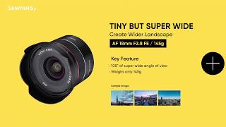 Video 1 of Product Samyang AF 18mm F2.8 Full-Frame Lens (2019)