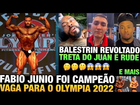FABIO JUNIO CAMPEÃO - BALESTRIN SE REVOLTA E MANDA A REAL SOBRE ATITUDE DE RUDE BOY COM JUAN AMORIM