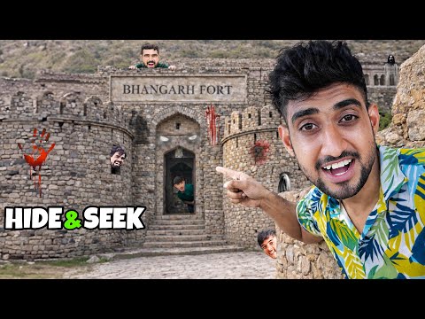 Hide & Seek Challenge in Bhangarh Fort 😱 | India’s Most Haunted Place