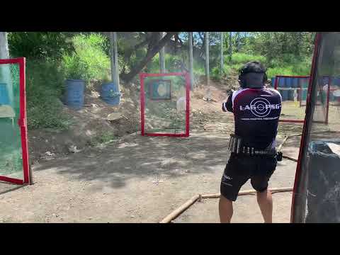 Jun Catalan - Shoot while moving drill for the day.