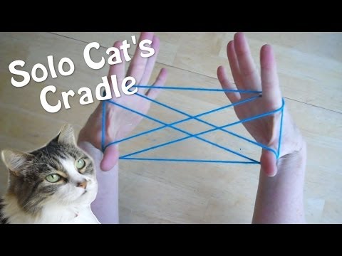 Solo Cats Cradle - How to play with only one person! Step by Step