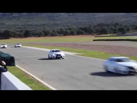 Lexus RCF vs Lexus LFA on Ascari Race Track Spain 2014