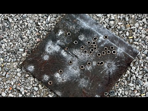 Steel plate vs bullets what can it stop?