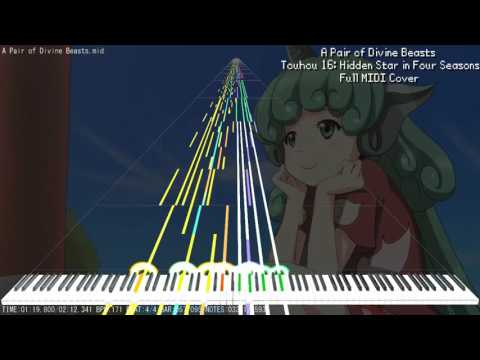 【MIDI DL】 A Pair of Divine Beasts | Touhou 16 ~ Hidden Star in Four Seasons