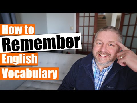 How to Remember English Vocabulary