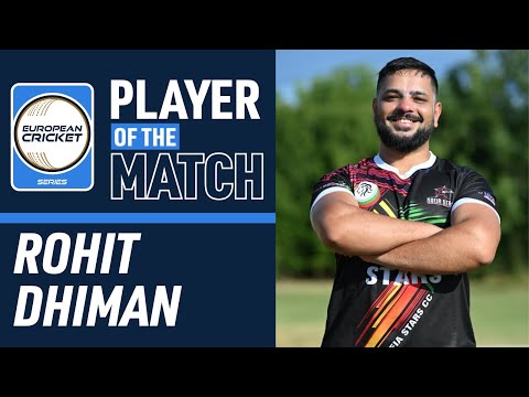 POTM Match 8: R.Dhiman - PLE vs SFS | ECS Bulgaria, 2024 | 30 Jul 2024 | ECS24.695
