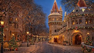 BUDAPEST, HUNGARY -  FREEZING COLD CHRISTMAS - 4K HDR WALKING TOUR