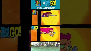 Teen Titans (2003) vs Teen Titans GO! Intro (Comparison)