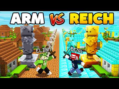 ARMES DORF gegen REICHES DORF in Minecraft