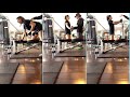Actress Hansika Motwani Rare Hot Workout In The Gym